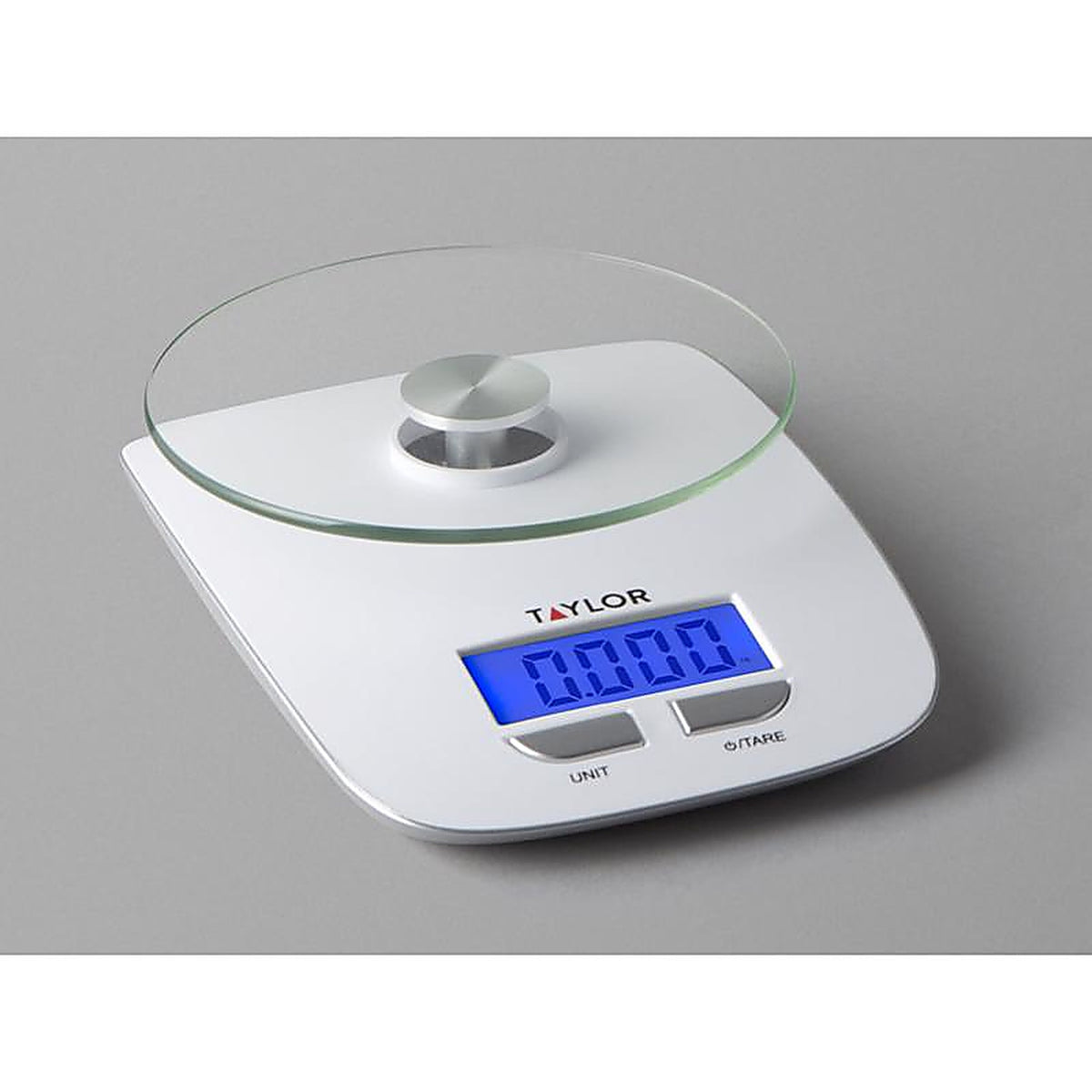 Taylor 384521 Silver/White Digital Kitchen Scale 11 lb.