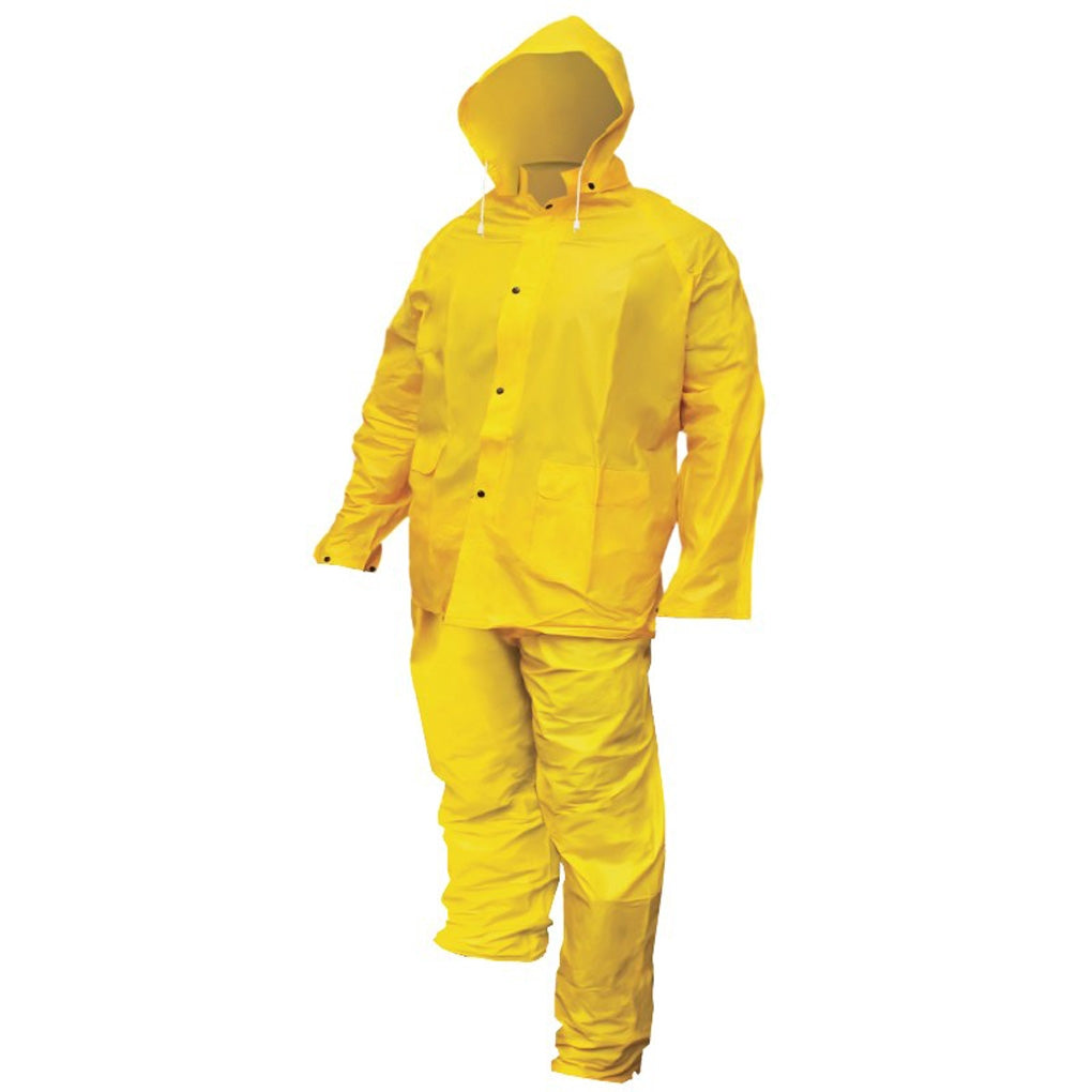 SAS 6813-01 Heavy-Duty PVC/Poly Rain Suit Large