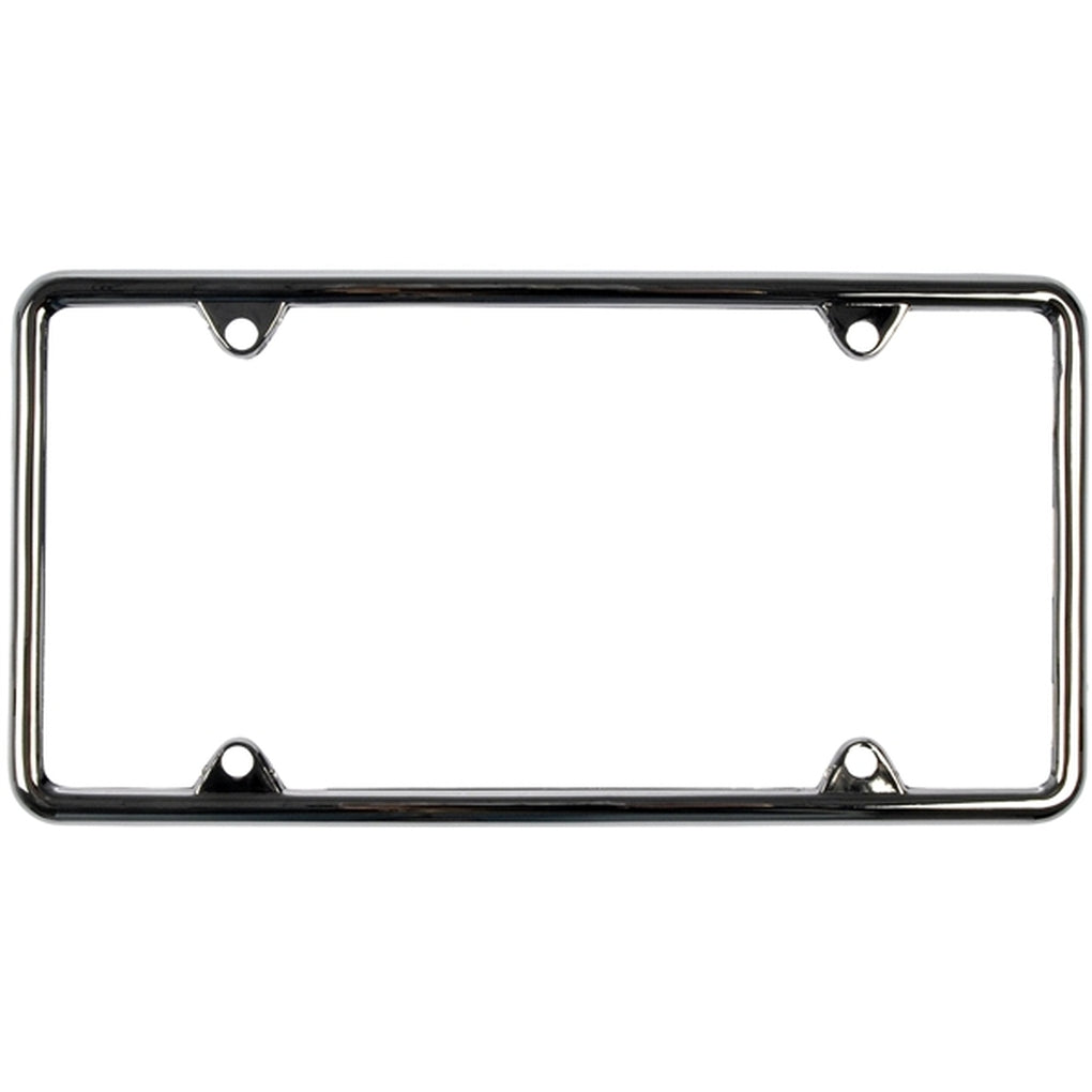 Dorman 68144 Universal Metal License Plate Frame Chrome Finish