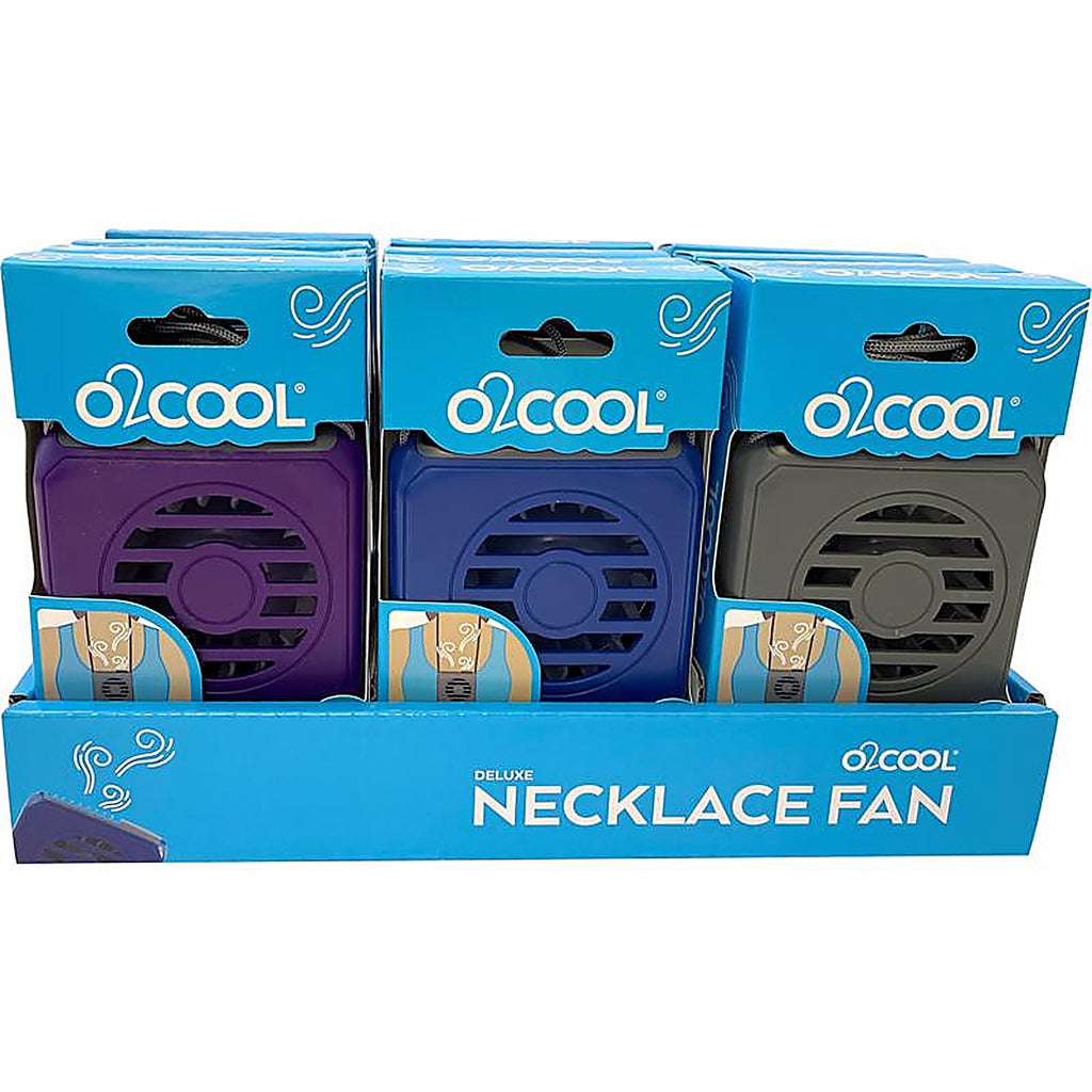 O2Cool FN02001 Deluxe Necklace 6.69 in. H x 2.5 in. Dia. 1 speed Personal Fan