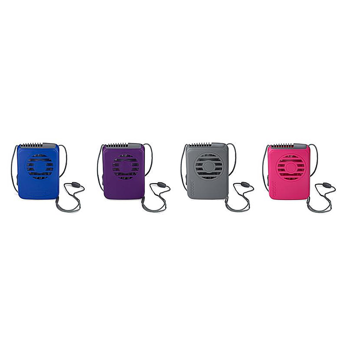 O2Cool FN02001 Deluxe Necklace 6.69 in. H x 2.5 in. Dia. 1 speed Personal Fan