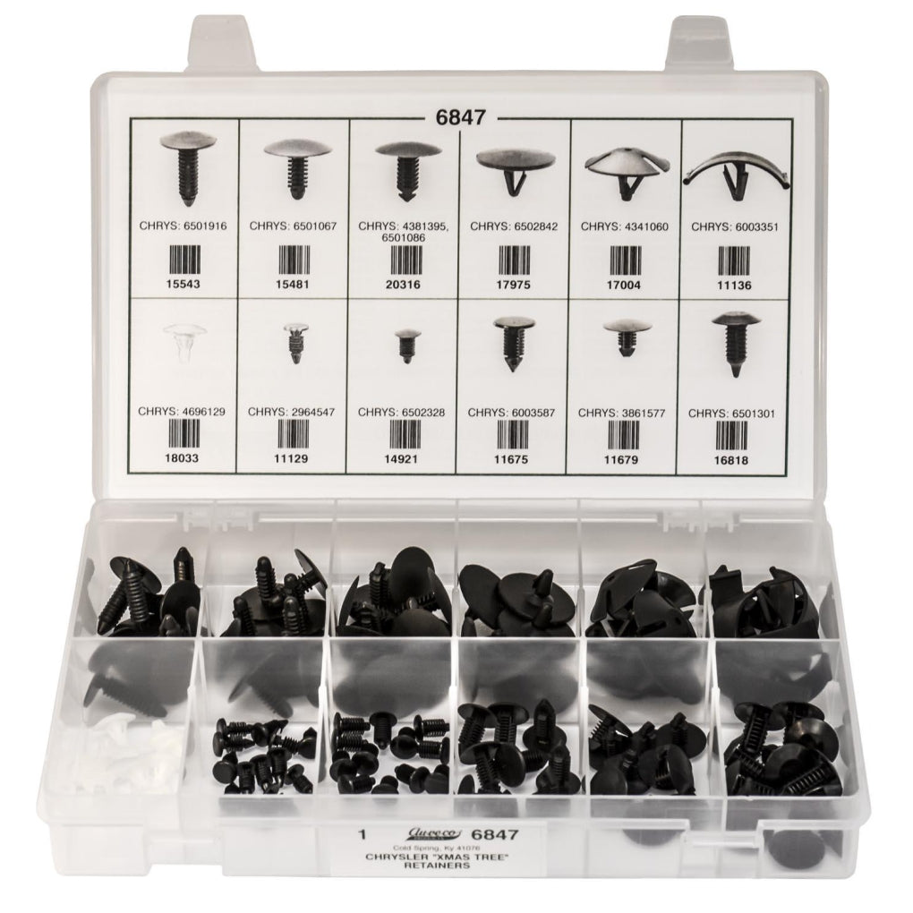 Auveco 6847 Chrysler Retainer Quik-Select Kit Assortment