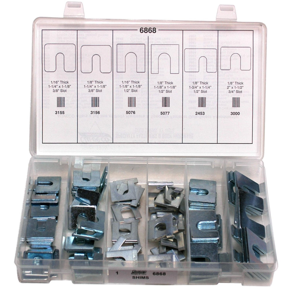 Auveco 6868 Body Shims Quick-Select Kit Assortment