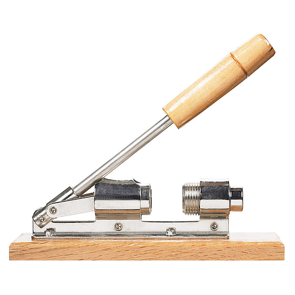 Duke Cannon 100BP 8.5 in. W x 9 in. L Silver/Wood Steel Nut Cracker