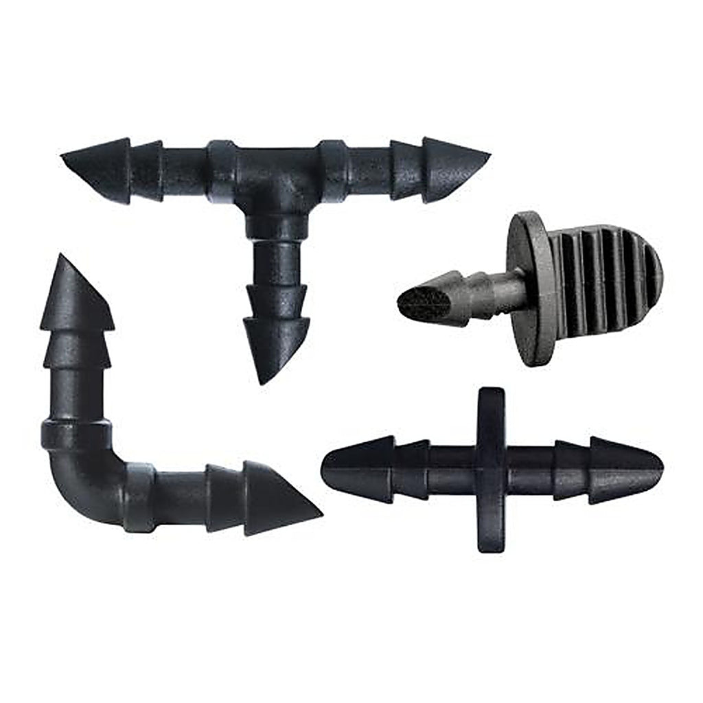 Orbit 67431 Barbed 1/4 in. Drip Irrigation Valve Connector 30/Pack