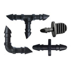 Orbit 67431 Barbed 1/4 in. Drip Irrigation Valve Connector 30/Pack