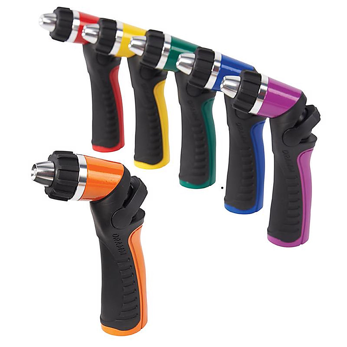 Dramm 10-14510 One Touch Twist Adjustable Adjustable Metal Hose Nozzle, 1/pk, random color