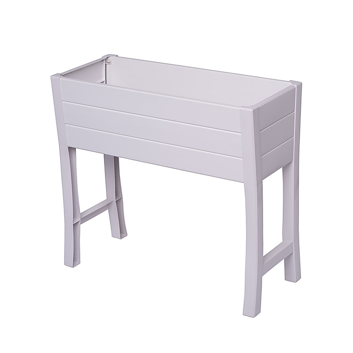 Nuvue 26020 32 in. H x 36 in. W x 11 in. D x 15 in. Dia. Vinyl Elevated Garden Box White