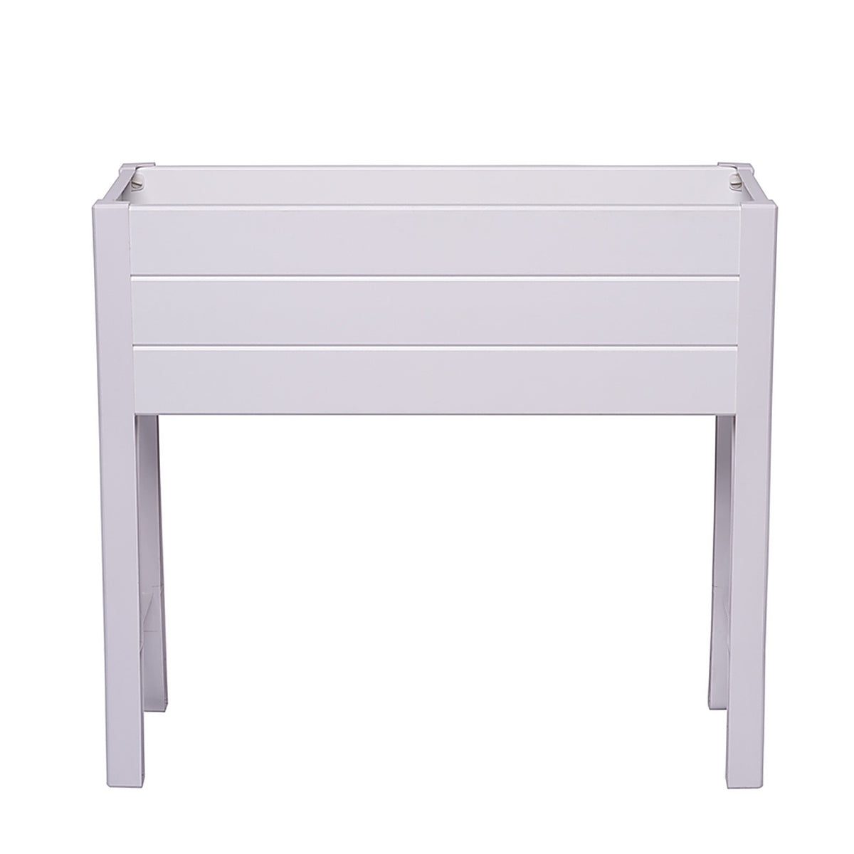 Nuvue 26020 32 in. H x 36 in. W x 11 in. D x 15 in. Dia. Vinyl Elevated Garden Box White
