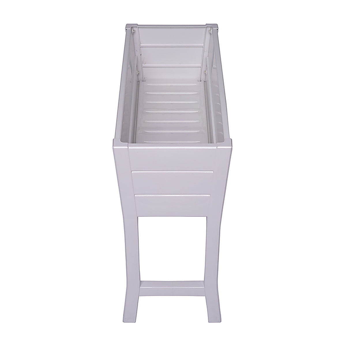Nuvue 26020 32 in. H x 36 in. W x 11 in. D x 15 in. Dia. Vinyl Elevated Garden Box White