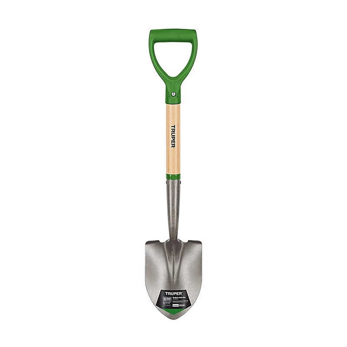 Truper TR-BY-P Tru-Tough Steel blade Wood Handle 5.75 in. W x 27 in. L Utility Round Point Shovel