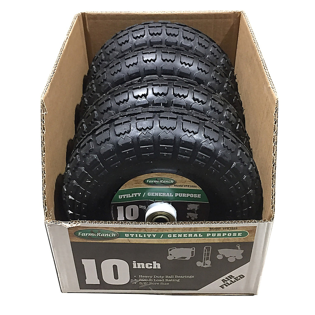 Tricam FR1055 6 in. Dia. x 10 in. Dia. 300 lb. capacity Centered Tire Rubber 1/Pack