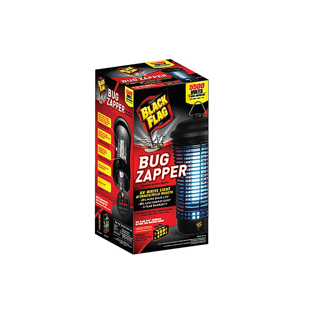 Black Flag 75016 Outdoor Bug Zapper 1 acre 40 watt