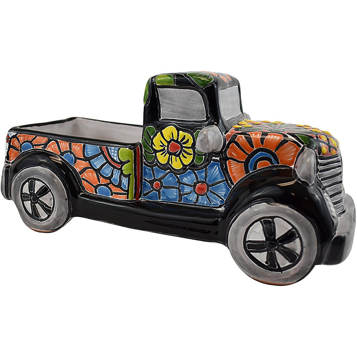 Avera Products APG122050 5 in. H x 11 in. W Ceramic Vintage Truck Planter Multicolored