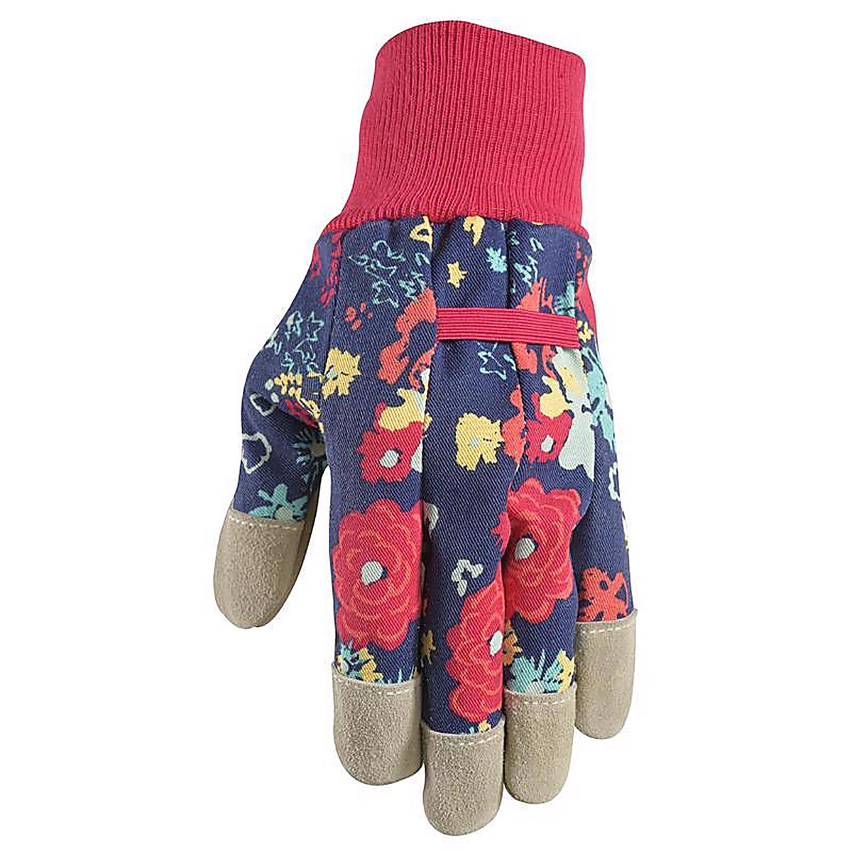 Wells Lamont 4180M Women's Indoor/Outdoor Liberty Print Gardening Gloves Multicolored M 1 pair