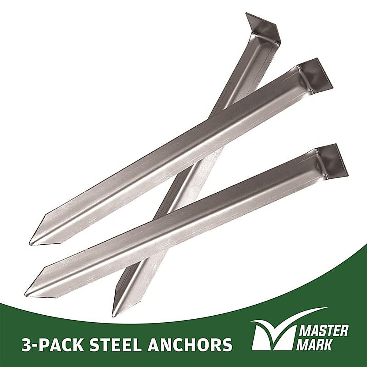 Master Mark 43303 10 in. H Steel Silver Stake Kit