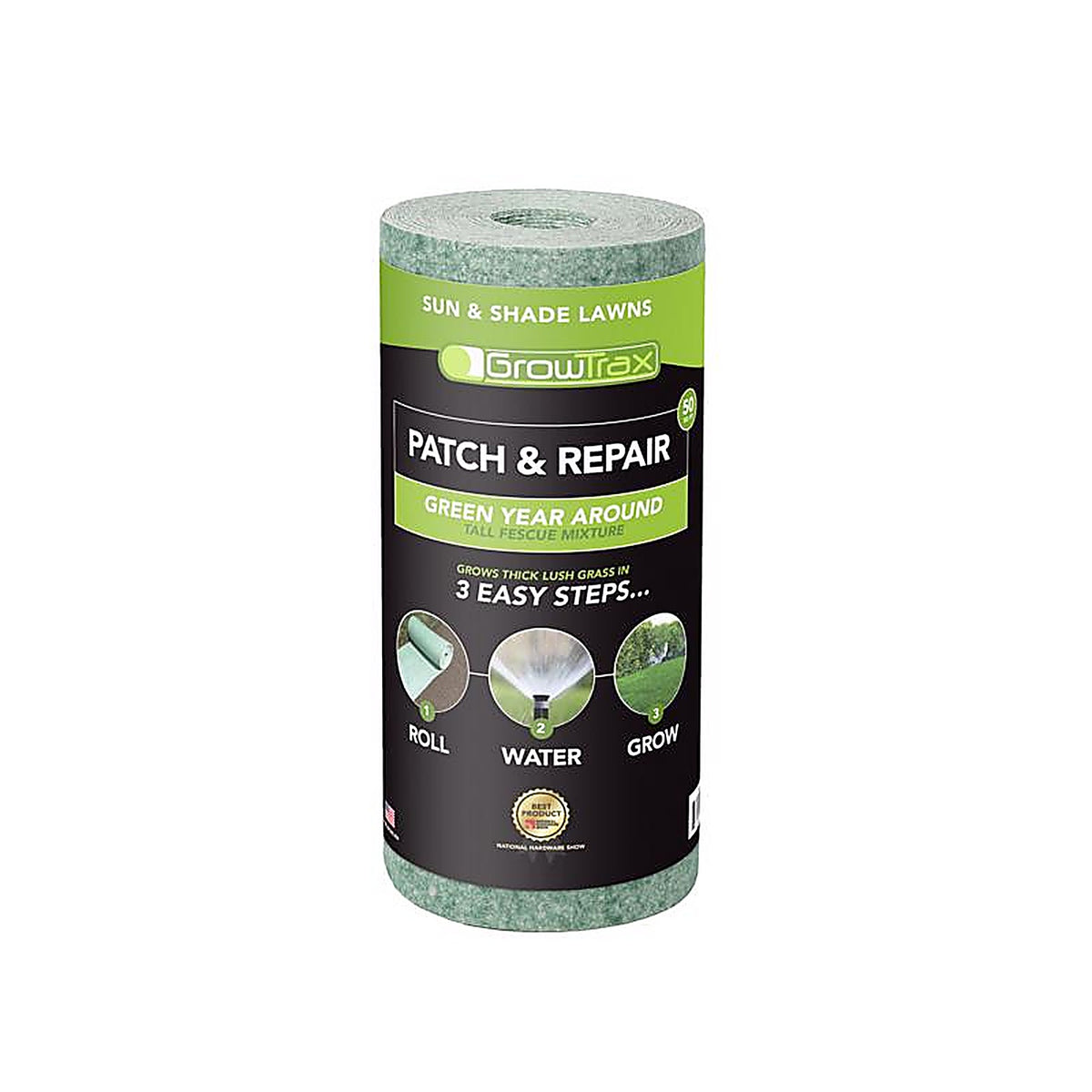 Grotrax 802 Quick Fix Year Round Mixed Sun/Shade Lawn Seed Blanket