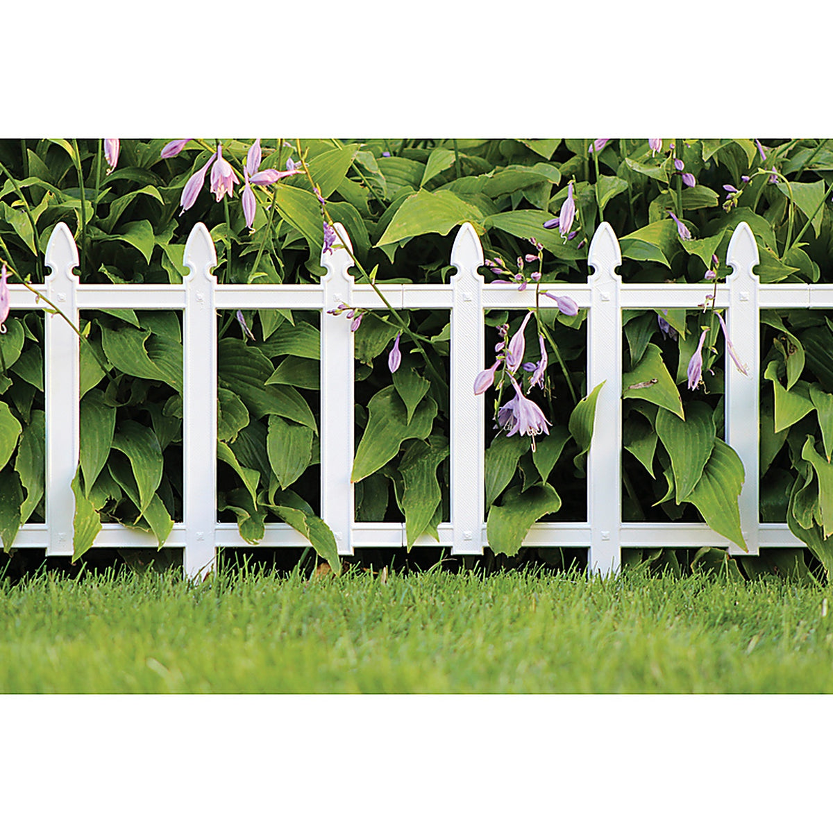 Master Mark 38136 12 in. L x 13 in. H Plastic White Cottage Fence