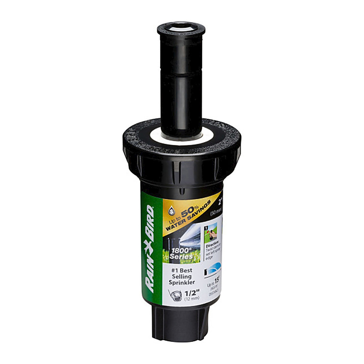 Rain Bird 1802HDSPRS 1800 Series 2 in. H Half-Circle Pop-Up Spray Head