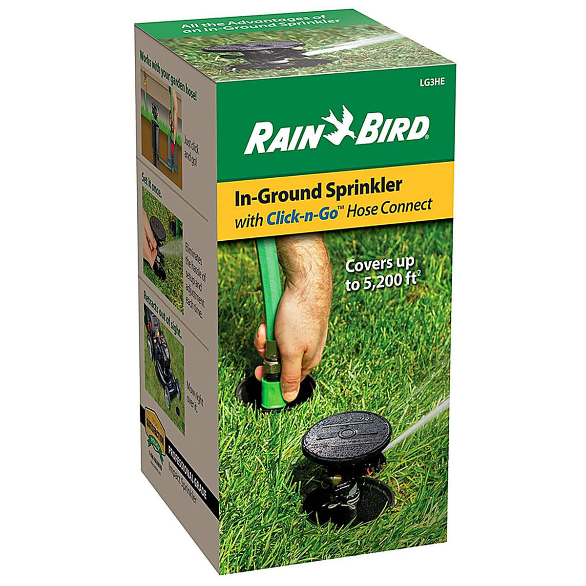 Rain Bird LG3HE LG3 3 in. H Adjustable Pop-Up Impact Sprinkler