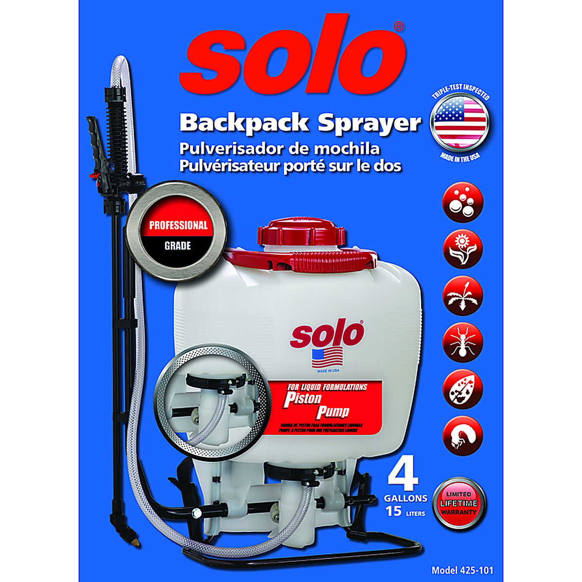 Solo 425-101 4 gal. Sprayer Backpack Sprayer