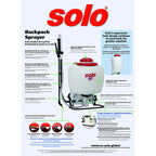 Solo 425-101 4 gal. Sprayer Backpack Sprayer