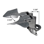 Midwest Air Technologies 328552C YardGard 2.95 in. H x 5.11 in. W Aluminum Butterfly Latch