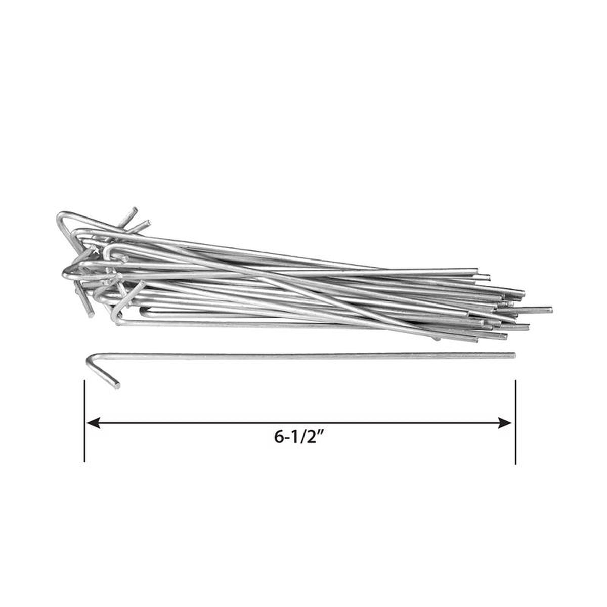 Midwest Air Technologies 328554C YardGard .787 in. H x .557 ft. L Aluminium Fence Ties Silver