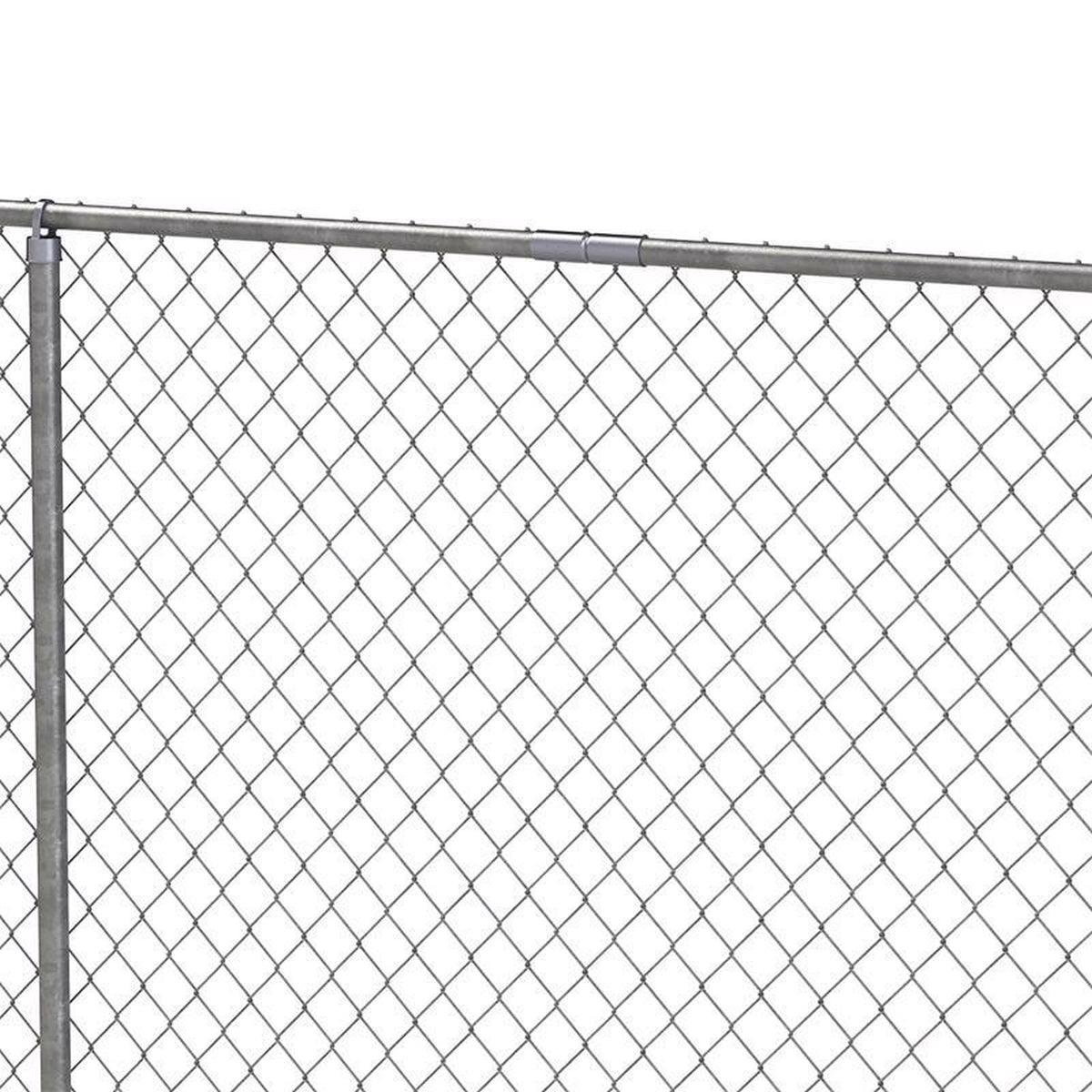 Midwest Air Technologies 328592C YardGard 5.9 in. L Steel Chain Link Rail Sleeve 1/Pack