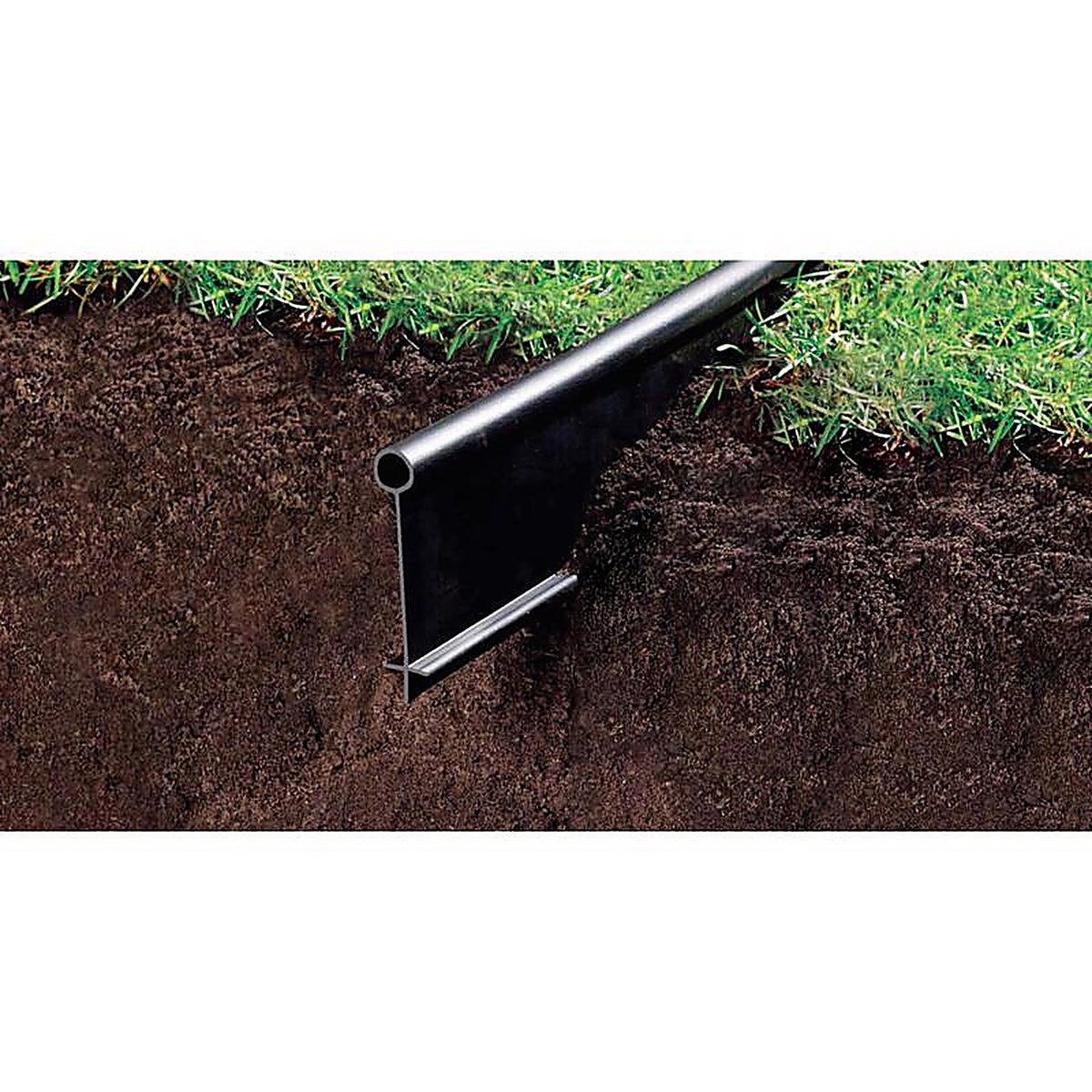 Master Mark 23920 Master Gardener 20 ft. L x 3.5 in. H Plastic Black Lawn Edging