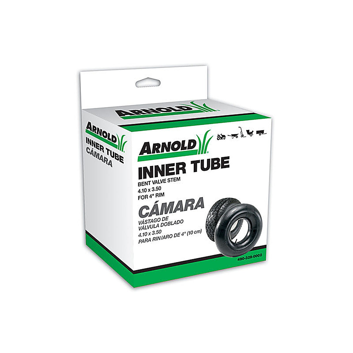 Arnold 490-328-0002 4 in. Dia. x 10 in. Dia. Wheelbarrow Inner Tube Rubber
