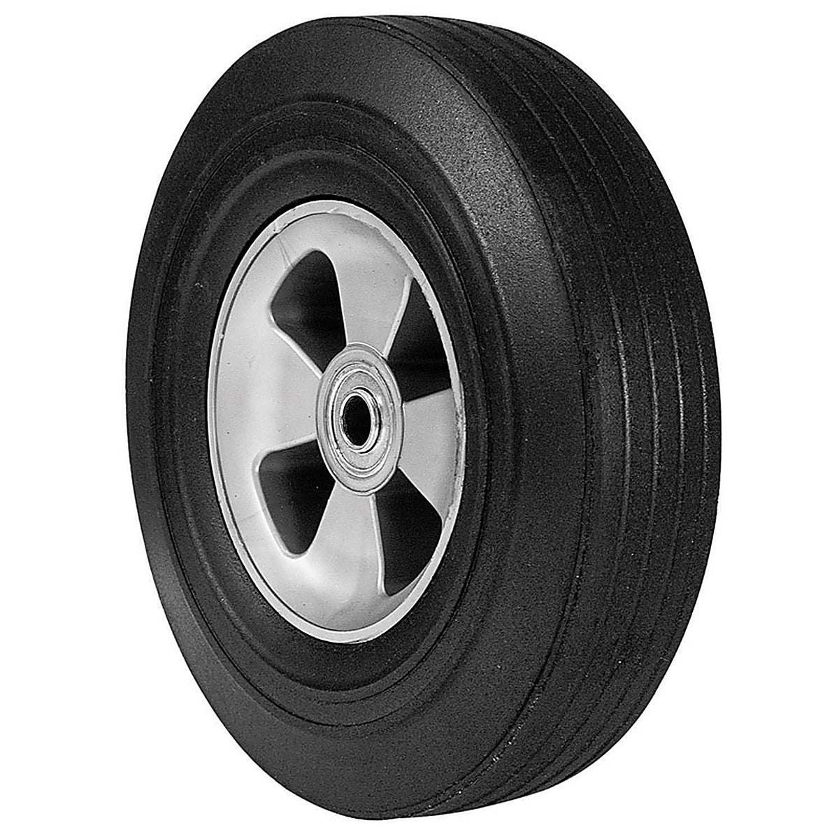Arnold 490-323-0004 10 in. Dia. 175 lb. capacity Offset Wheelbarrow Tire Rubber