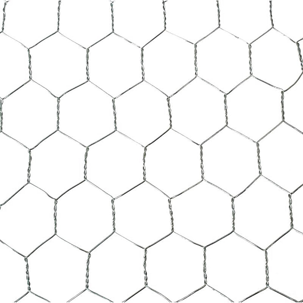 Garden Zone 162425 24 in. H x 25 ft. L 20 Ga. Gray Poultry Netting