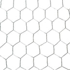 Garden Zone 162425 24 in. H x 25 ft. L 20 Ga. Gray Poultry Netting