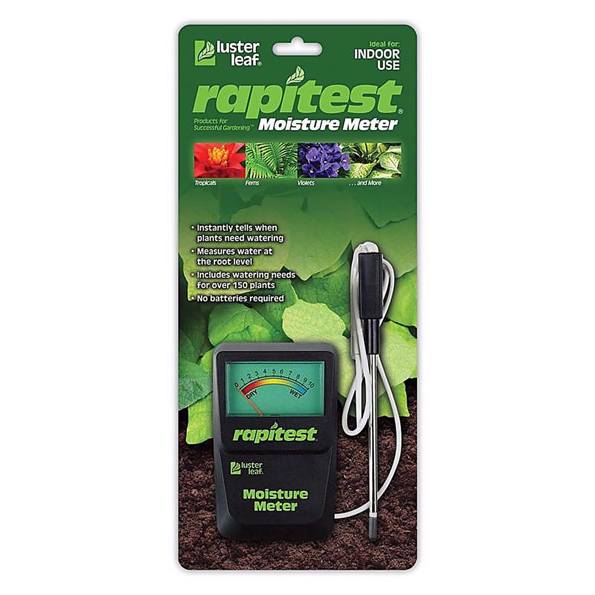 Luster Leaf 1820 Analog Moisture Meter 1/Pack