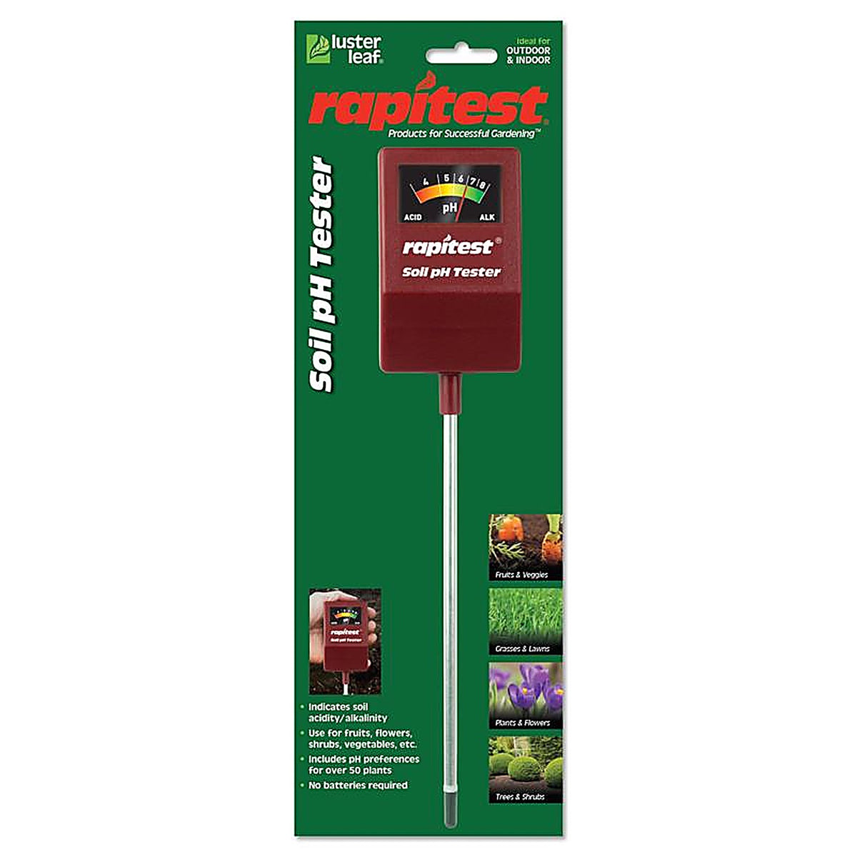 Luster Leaf 1815 Analog pH Meter 1/Pack
