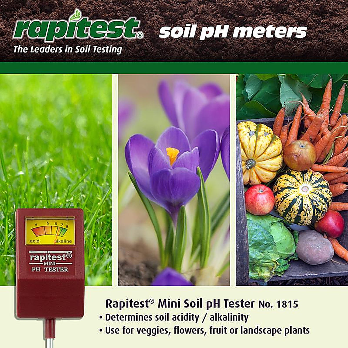 Luster Leaf 1815 Analog pH Meter 1/Pack