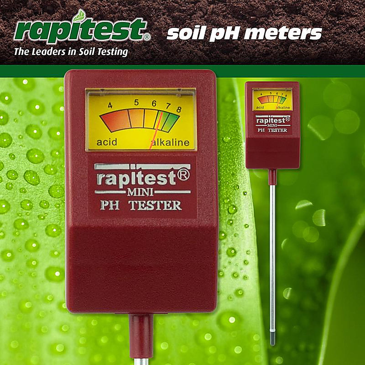 Luster Leaf 1815 Analog pH Meter 1/Pack