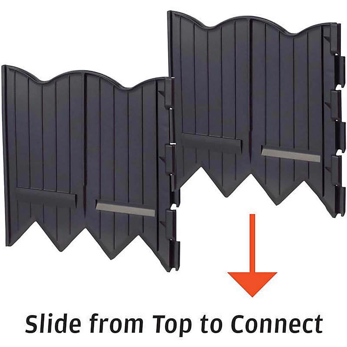 Master Mark 97220 20 ft. L x 6 in. H Plastic Black Lawn Edging