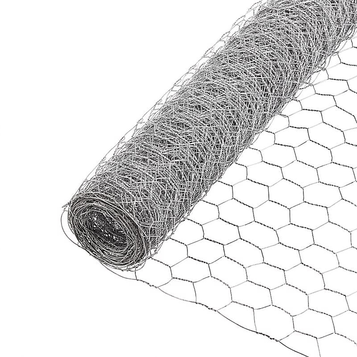 Garden Zone 162415 24 in. H x 150 ft. L 20 Ga. Silver Poultry Netting