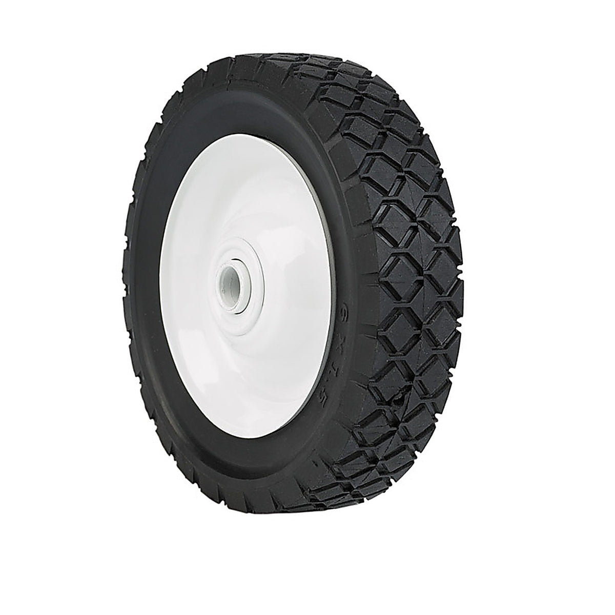 Arnold 490-320-0001 1.5 in. W x 6 in. Dia. Steel Lawn Mower Replacement Wheel 50 lb.