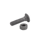 Midwest Air Technologies 328502C YardGard 5/16 in. Dia. x 1-1/4 in. L Galvanized Steel Carriage Bolt 20/Pack