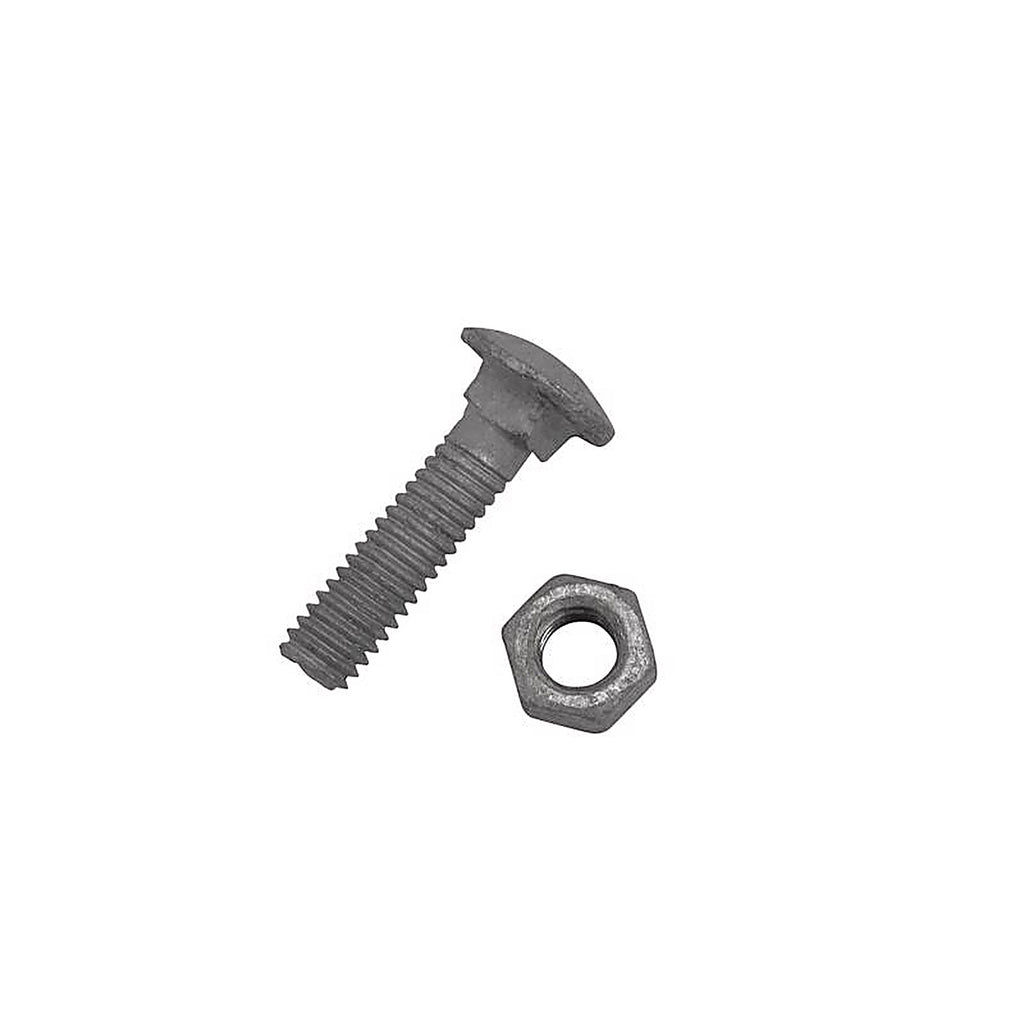 Midwest Air Technologies 328502C YardGard 5/16 in. Dia. x 1-1/4 in. L Galvanized Steel Carriage Bolt 20/Pack