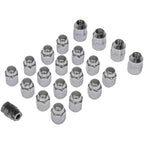 Dorman 711-241 Chrome Acorn 2-Pc 1/2-20