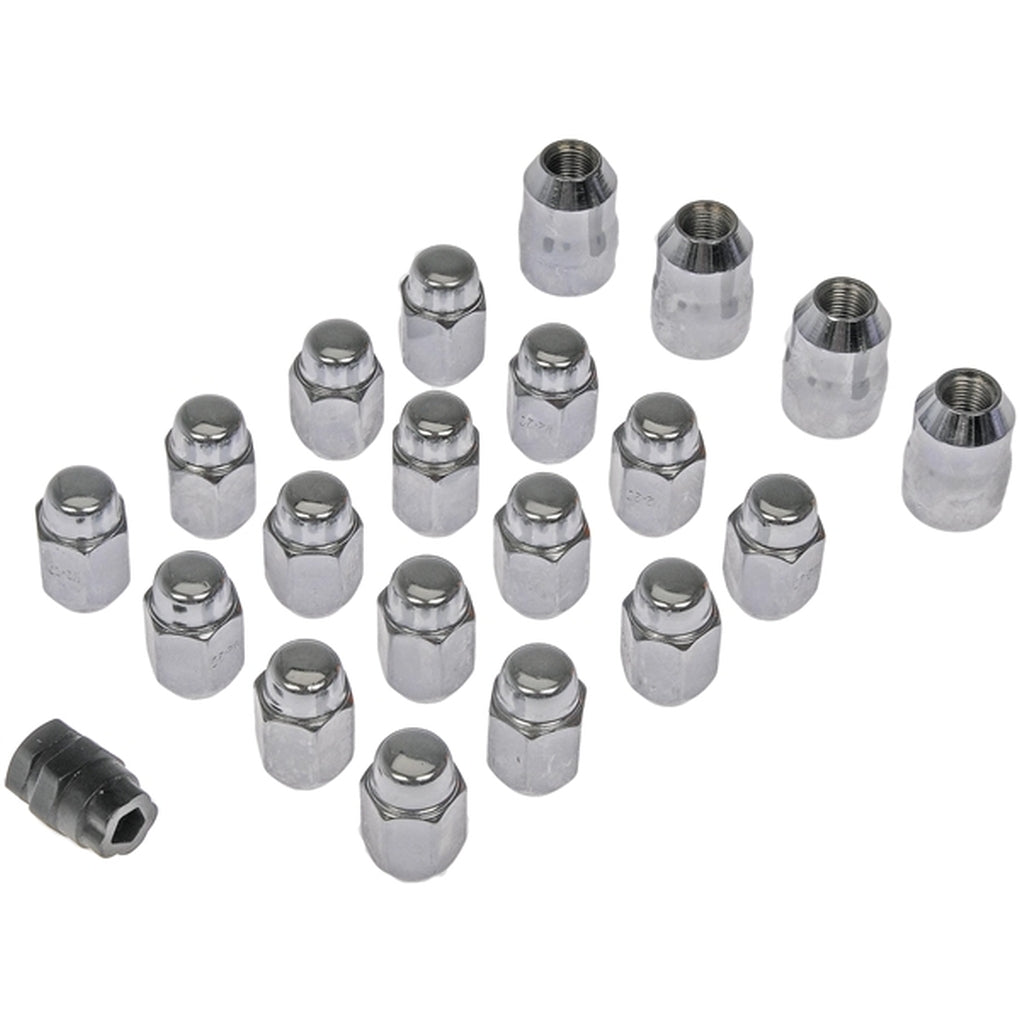 Dorman 711-241 Chrome Acorn 2-Pc 1/2-20