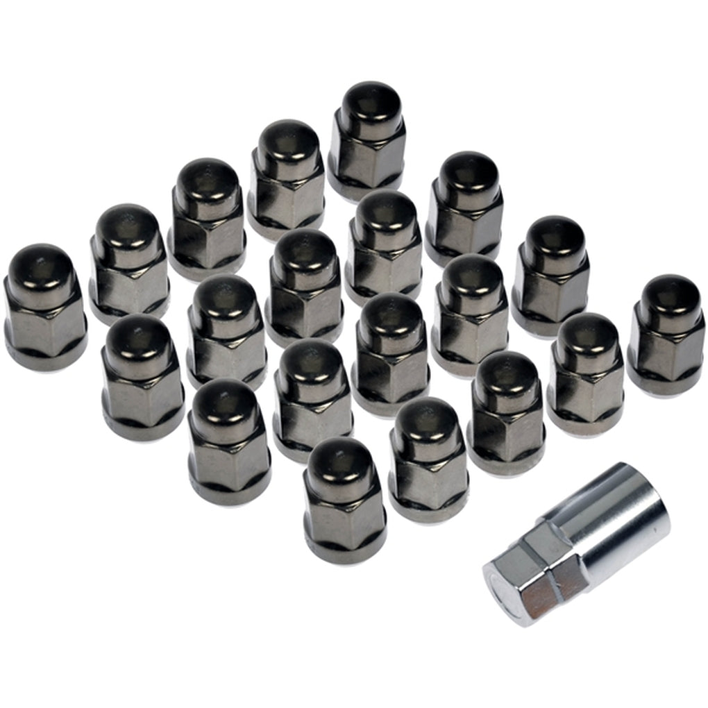 Dorman 711-635H Gunmetal Acorn Nut Lock Set M14-1.50