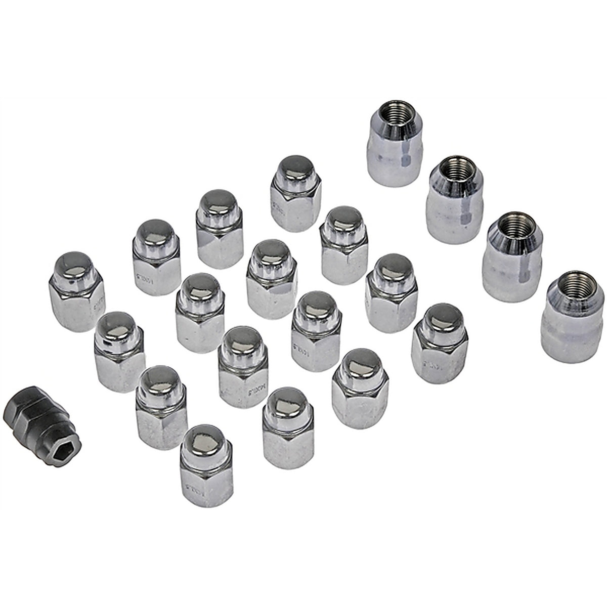 Dorman 711-641 Chrome Acorn 2-Pc M14-1.50