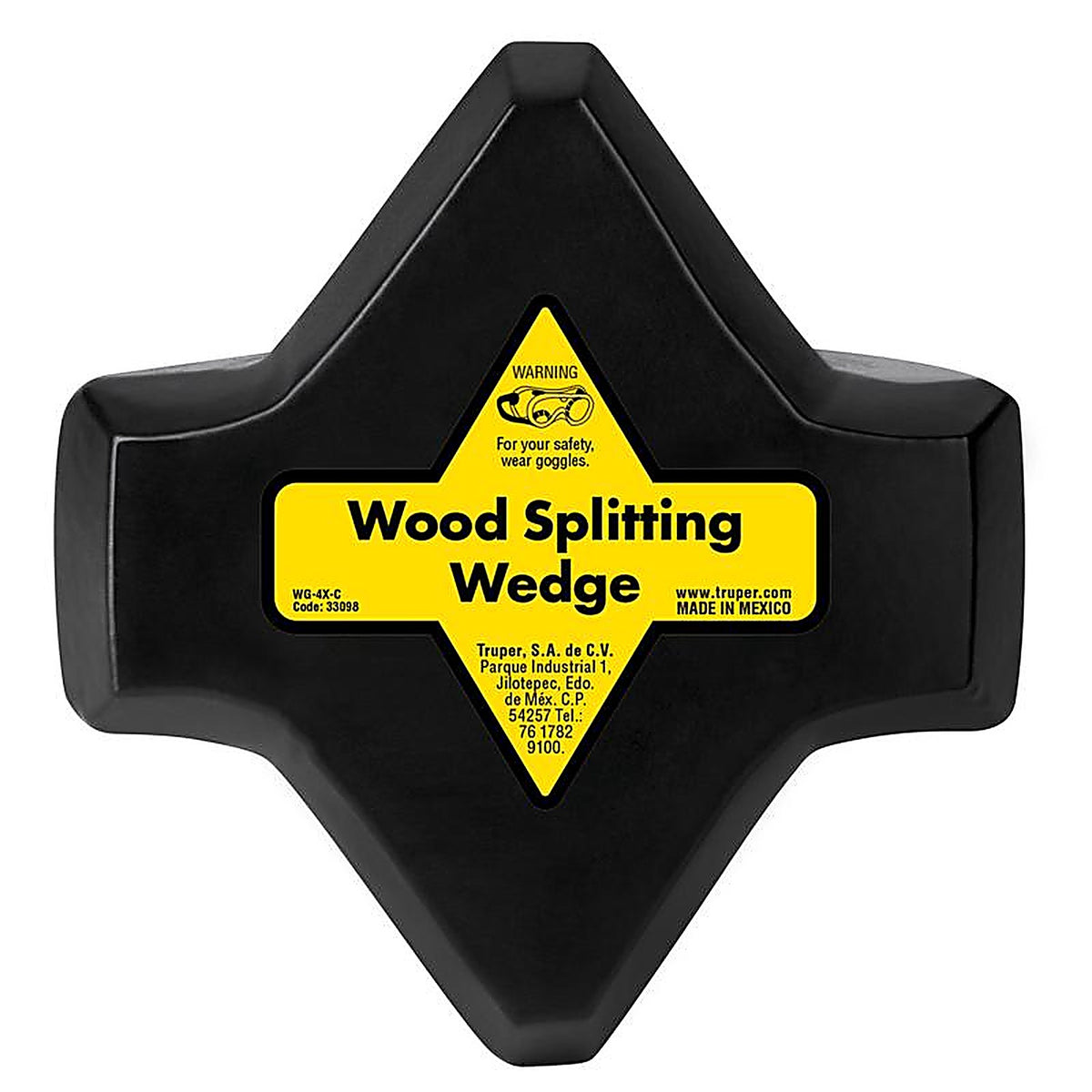Collins WG-4X-C33098 4 lb. High Carbon Steel Diamond Splitting Wedge