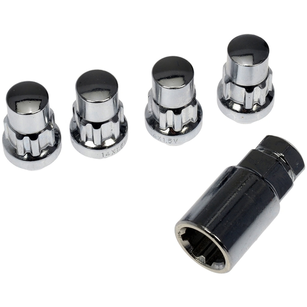 Dorman 712-628 Wheel Nut Lock Chrome Acorn Set M14-1.50