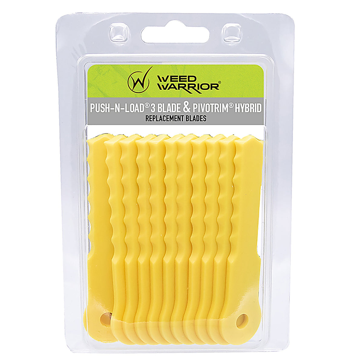 Weed Warrior 70289 Replacement Push-N-Load 3 Blades Residential Grade 6.75 L Trimmer Blade